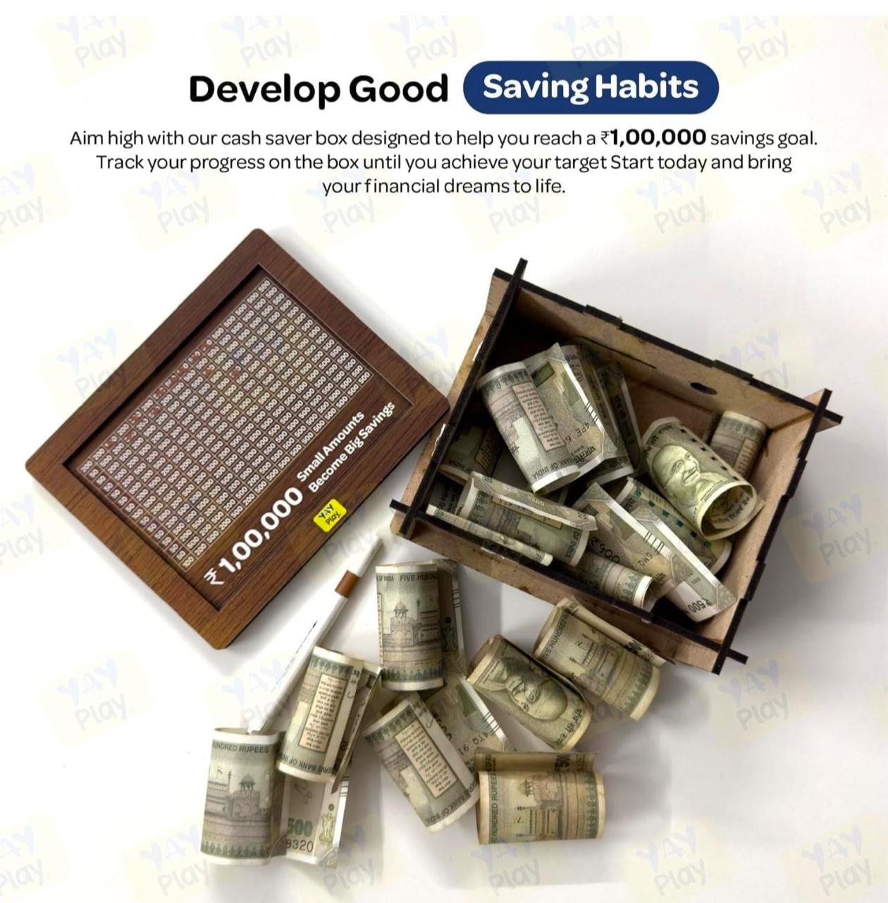 Wooden Money Saving Box