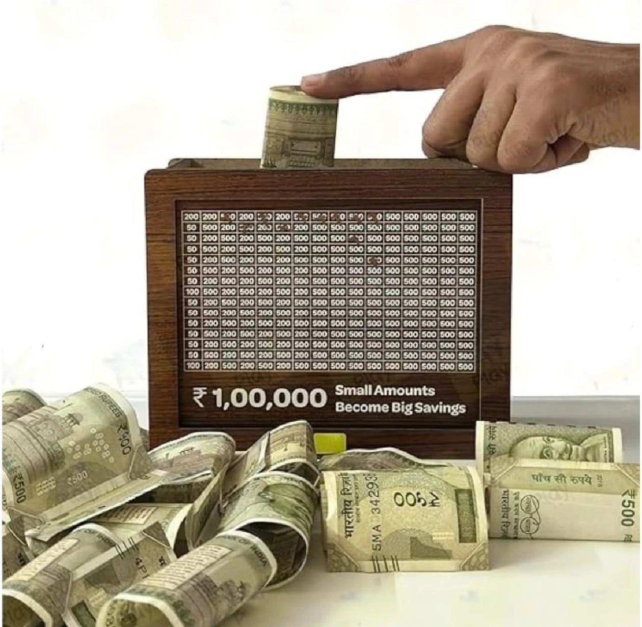 Wooden Money Saving Box