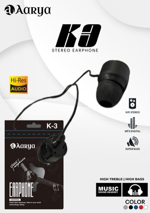 AARYA K3 Stereo Earphone