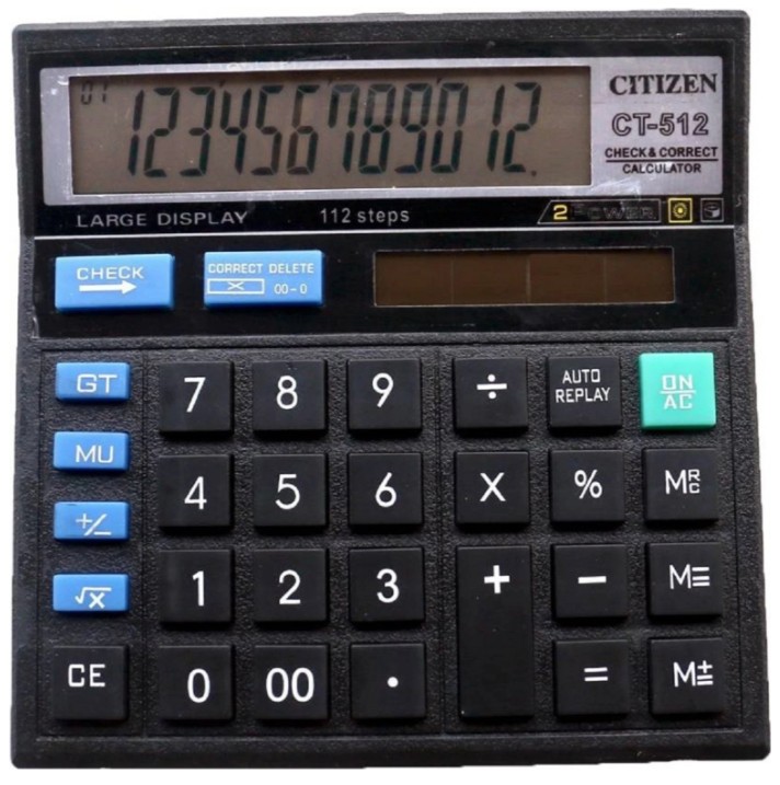 CITLIZEN CT-512WT CALCULATOR